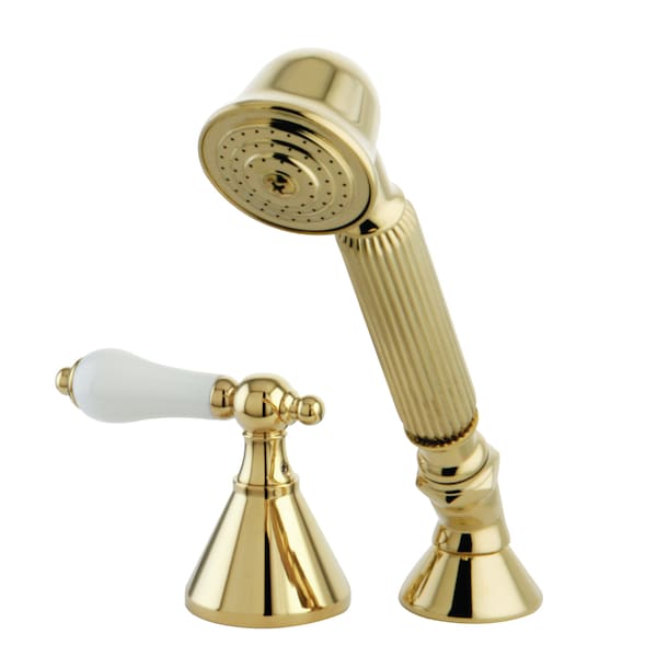 Transfer Valve Set For Roman, Tub Filler, Polished Brass